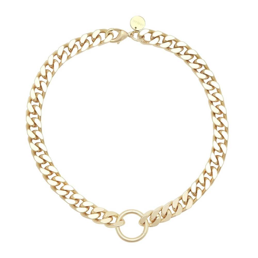 NEW EKLEXIC women's tate necklace in gold